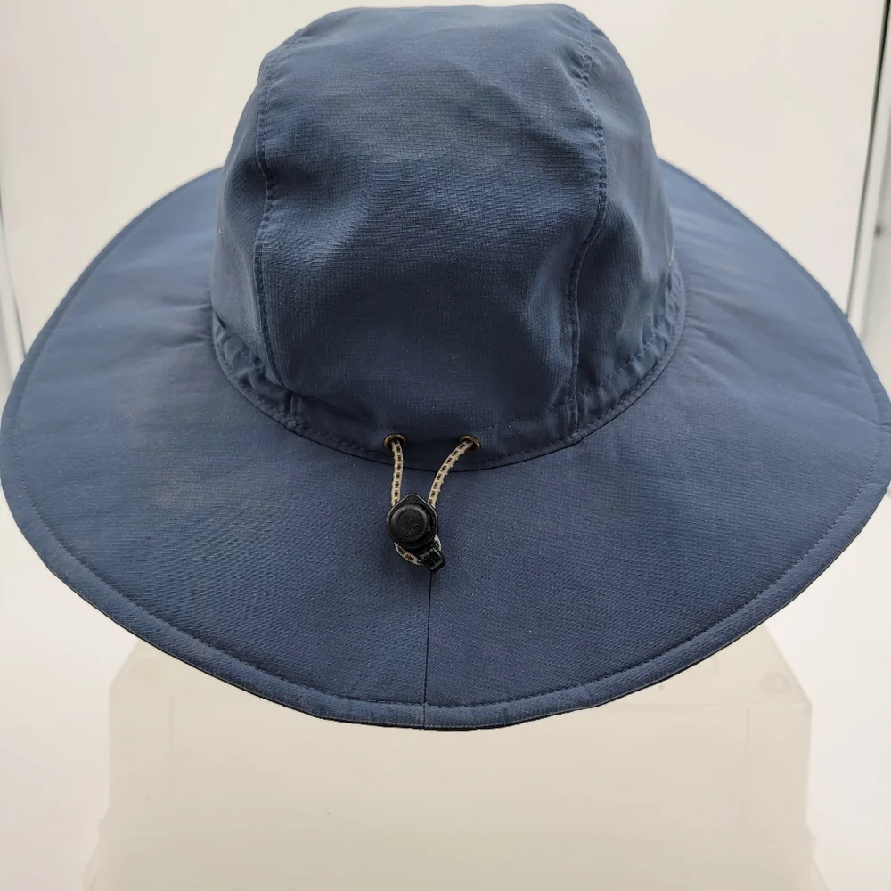 Youth Columbia Titanium Omi-Shade Bucket Hat Navy One Size Unisex - Picture 5 of 10
